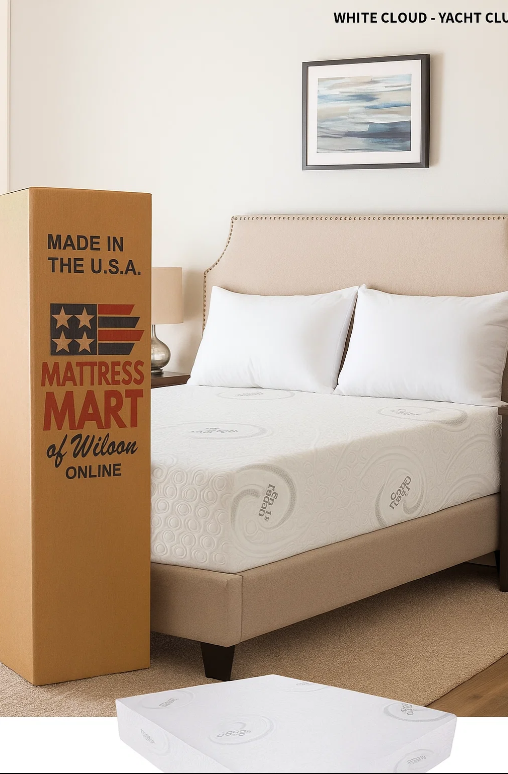WHITE CLOUD - GEL SCULPT MF 14" MATTRESS FREE SHIPPING!